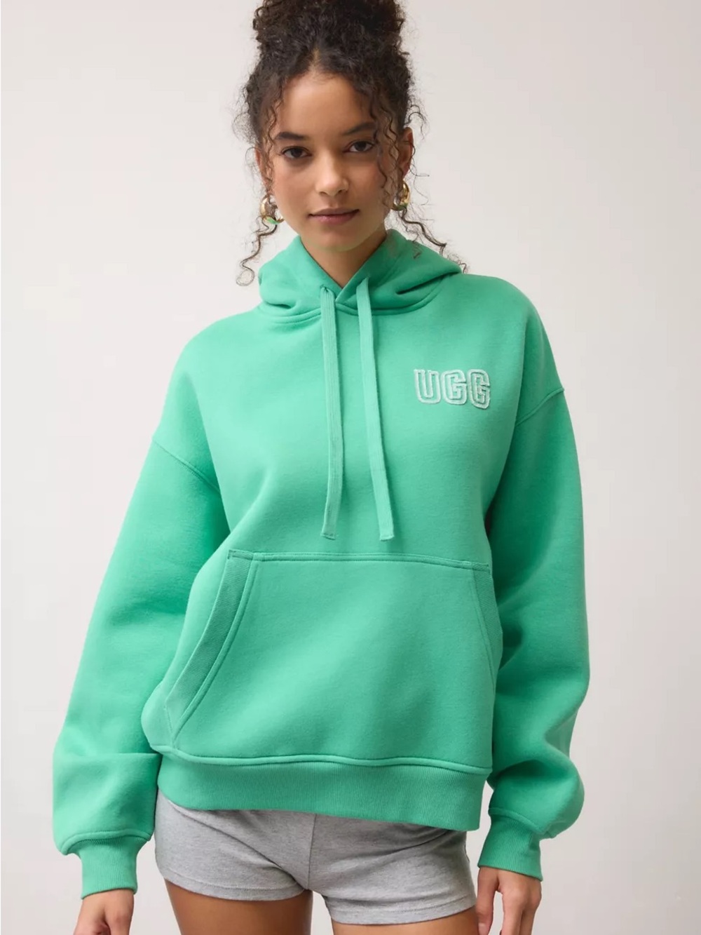 UGG Logo Chenille Applique Graphic
Hoodie Sweatshirt sz M